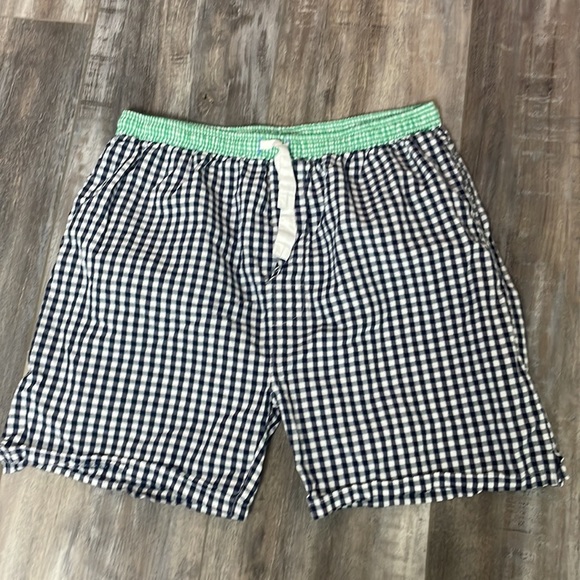 Sant and Abel Gingham Pajama Shorts - Picture 2 of 6